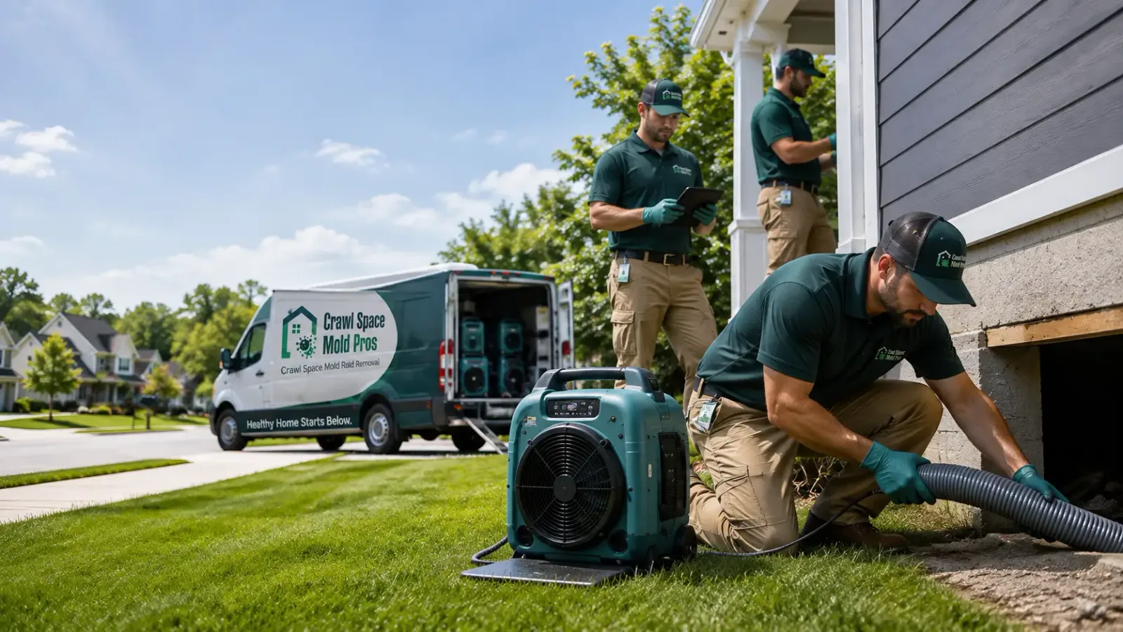 Crawl Space Mold Removal in Lothian, MD